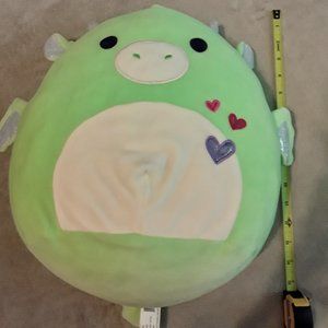 Squishmallow 15-inch Drew the Dragon Valentine's day edition